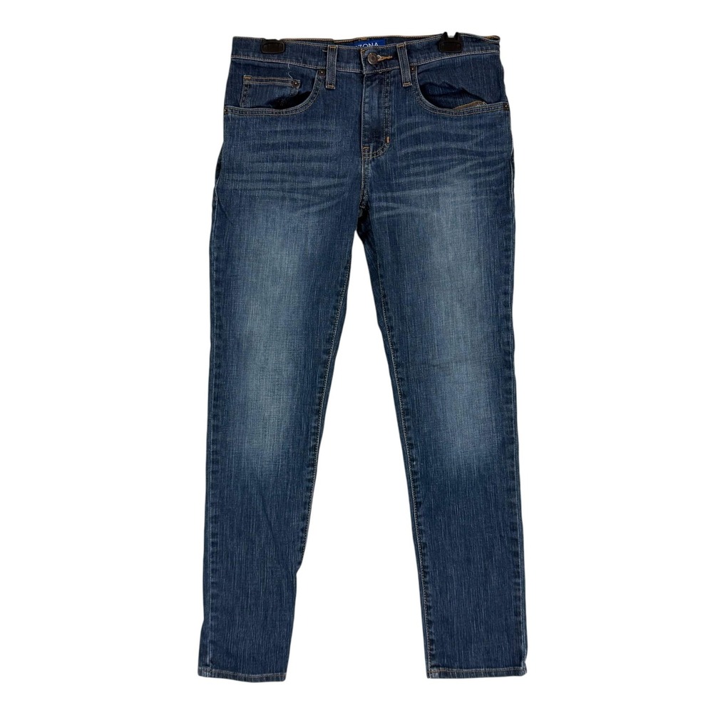 Arizona Jean Co Flex Skinny Jeans Mens 31x30 Blue Medium Wash Stretch Denim